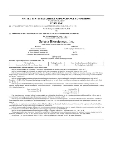 Thumbnail Cartesian Therapeutics 10-K Annual Report 2022