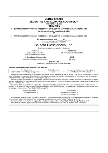Vorschaubild Cartesian Therapeutics 10-Q Quartalsbericht 2023 
