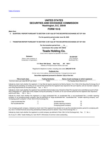 Thumbnail Outbrain 10-Q Quarterly Report FY2025 