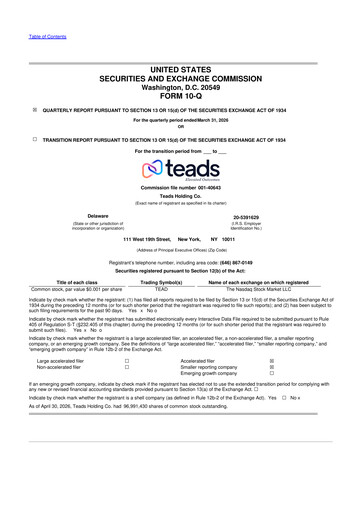 Thumbnail Outbrain 10-Q Quarterly Report FY 