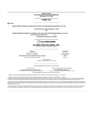 Thumbnail Alarm.com
 10-K Annual Report 2016