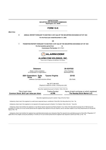 Thumbnail Alarm.com
 10-K Annual Report 2025