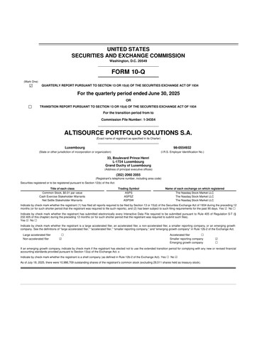 Thumbnail Altisource Portfolio Solutions
 10-Q Quarterly Report FY2025 