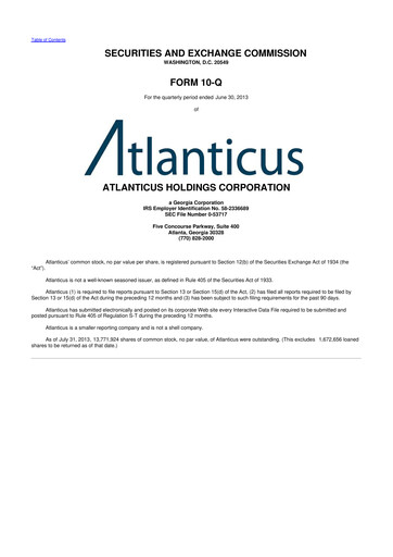 Thumbnail Atlanticus 10-Q Quarterly Report FY2013 