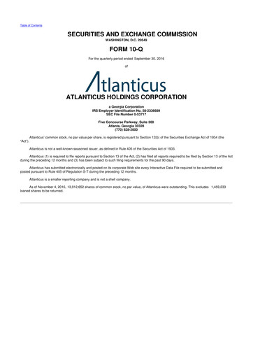 Thumbnail Atlanticus 10-Q Quarterly Report FY2016 