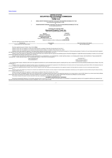Thumbnail Starwood Property Trust 10-K Annual Report 2025
