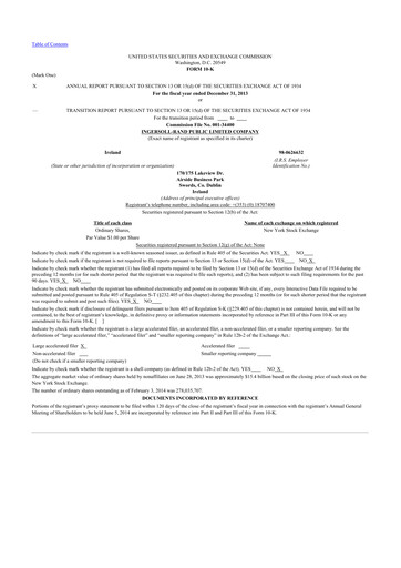 Thumbnail Trane Technologies
 10-K Annual Report 2013