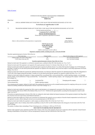 Thumbnail Trane Technologies
 10-K Annual Report 2023