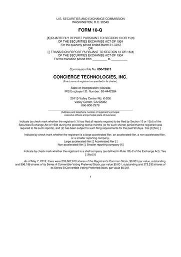Thumbnail the Marygold Companies 10-Q Quarterly Report FY2012 