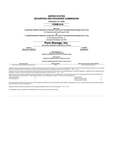 Vorschaubild Pure Storage
 10-Q Quartalsbericht 2026 