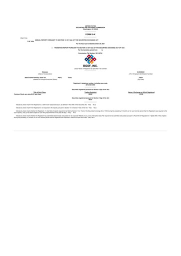 Thumbnail BG Staffing
 10-K Annual Report 2021