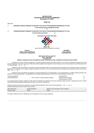 Thumbnail BG Staffing
 10-Q Quarterly Report FY2025 