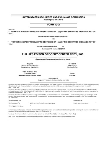 Thumbnail Phillips Edison & Company 10-Q Quarterly Report FY2017 