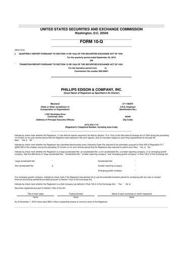 Thumbnail Phillips Edison & Company 10-Q Quarterly Report FY2019 