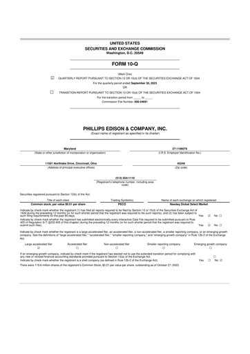 Thumbnail Phillips Edison & Company 10-Q Quarterly Report FY2023 