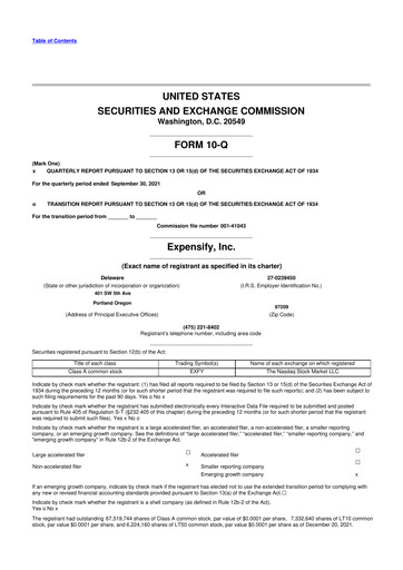 Thumbnail Expensify 10-Q Quarterly Report FY2021 