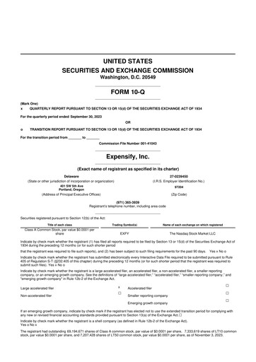 Thumbnail Expensify 10-Q Quarterly Report FY2023 