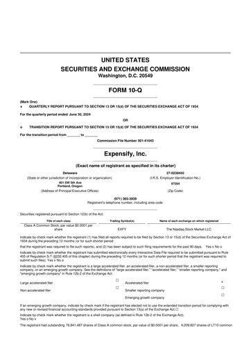 Thumbnail Expensify 10-Q Quarterly Report FY2024 