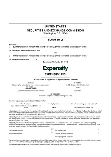 Thumbnail Expensify 10-Q Quarterly Report FY2025 