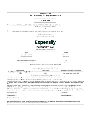 Thumbnail Expensify 10-K Annual Report 2025