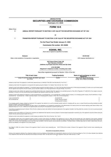 Thumbnail Asana 10-K Annual Report 2026