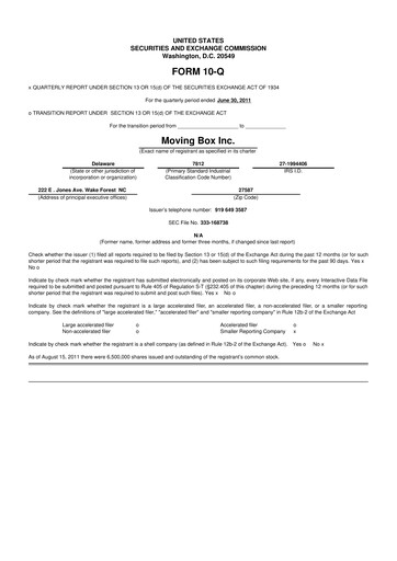 Thumbnail Barfresh Food Group 10-Q Quarterly Report FY2011 