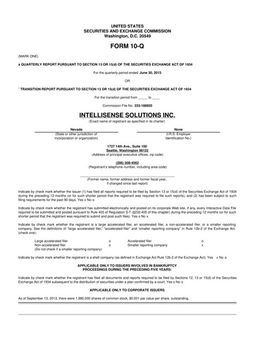 Thumbnail Odysight.ai 10-Q Quarterly Report FY2014 