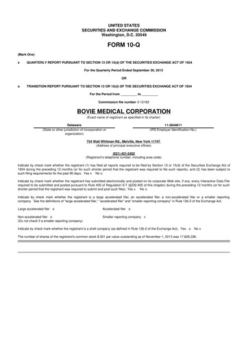 Thumbnail Apyx Medical 10-Q Quarterly Report FY2013 