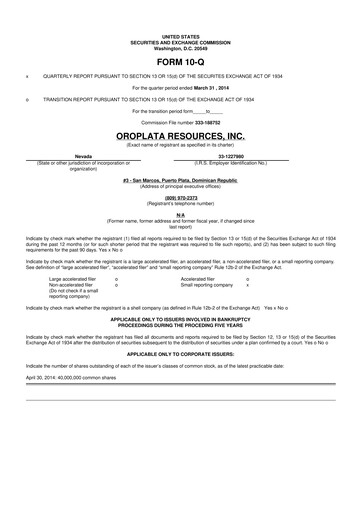 Vorschaubild American Battery Technology Company 10-Q Quartalsbericht 2014 