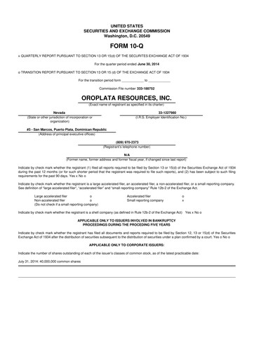 Vorschaubild American Battery Technology Company 10-Q Quartalsbericht 2014 