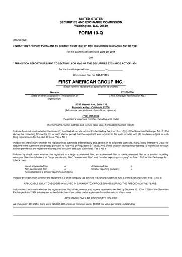 Miniature Loop Industries
 10-Q Rapport trimestriel  