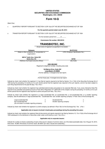 Thumbnail SOBR Safe 10-Q Quarterly Report FY2014 