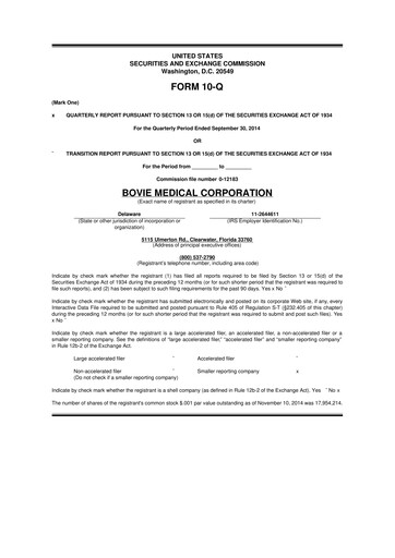 Thumbnail Apyx Medical 10-Q Quarterly Report FY2014 