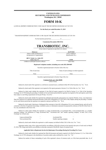 Thumbnail SOBR Safe 10-K Annual Report 2015