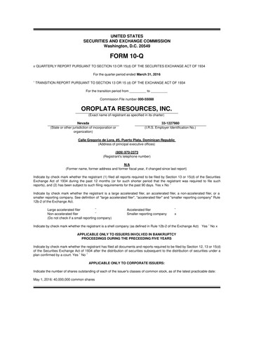 Vorschaubild American Battery Technology Company 10-Q Quartalsbericht 2016 