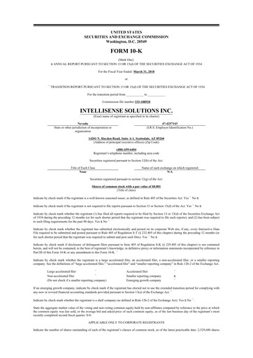 Thumbnail Odysight.ai 10-K Annual Report 2018