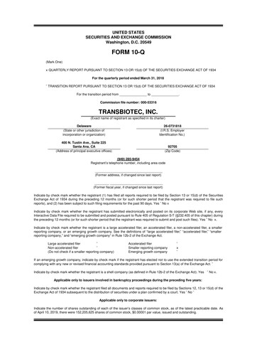 Thumbnail SOBR Safe 10-Q Quarterly Report FY2018 