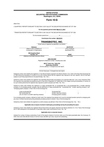 Thumbnail SOBR Safe 10-Q Quarterly Report FY2019 