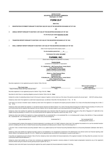 Thumbnail Farmmi
 20-F Annual Report 2025