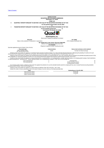Thumbnail Quad 10-Q Quarterly Report FY2023 