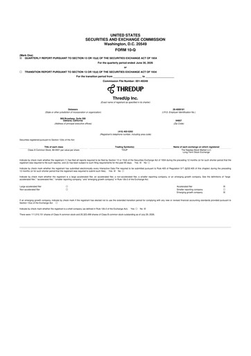 Thumbnail ThredUp 10-Q Quarterly Report FY2026 
