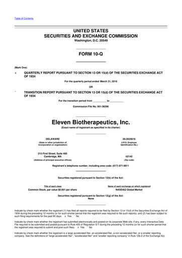 Thumbnail Carisma Therapeutics 10-Q Quarterly Report FY2016 