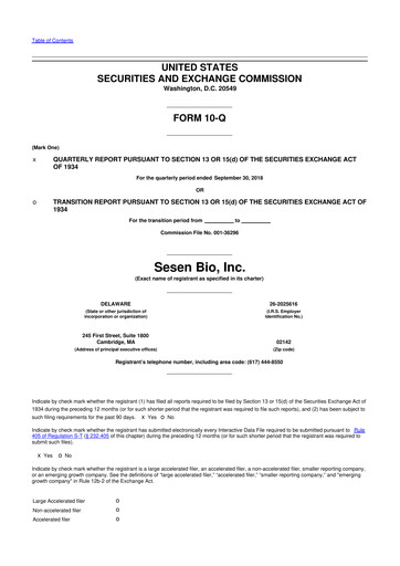 Thumbnail Carisma Therapeutics 10-Q Quarterly Report FY2018 