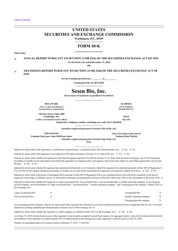 Thumbnail Carisma Therapeutics 10-K Annual Report 2018