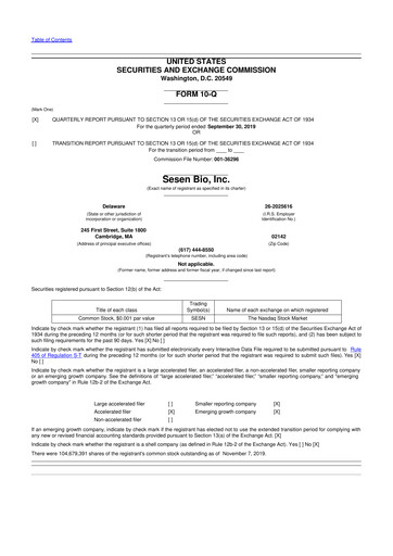 Thumbnail Carisma Therapeutics 10-Q Quarterly Report FY2019 