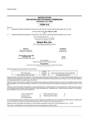 Thumbnail Carisma Therapeutics 10-Q Quarterly Report FY2020 