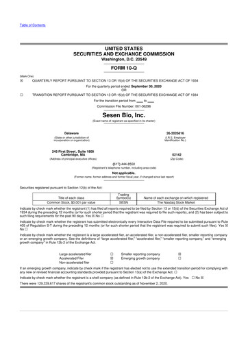 Thumbnail Carisma Therapeutics 10-Q Quarterly Report FY2020 