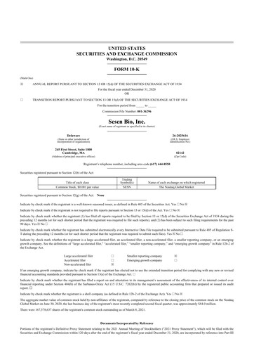 Thumbnail Carisma Therapeutics 10-K Annual Report 2020