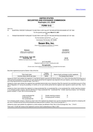 Thumbnail Carisma Therapeutics 10-Q Quarterly Report FY2021 