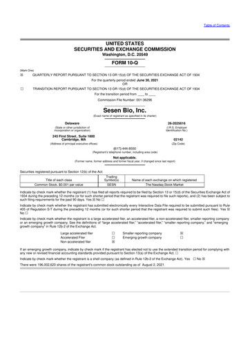 Thumbnail Carisma Therapeutics 10-Q Quarterly Report FY2021 